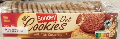 Front of pack, Oat cookies milk chocolate