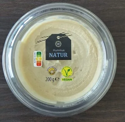Front of pack, Hummus Natur