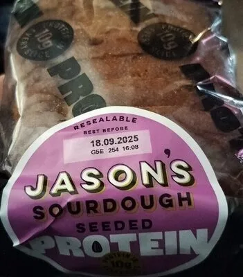 Front of pack, Sliced White Sourdough Bread with Protein