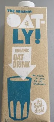 Front of pack, Organic oat drink