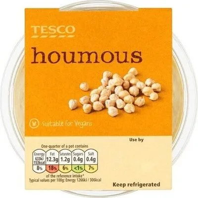 Front of pack, Tesco Houmous